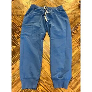 FIGS Technical Collection Size MP Zamora Jogger Scrub Pants Blue Nurse Dental